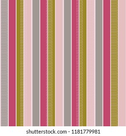 Seamless background with colorful stripes. Vector patter