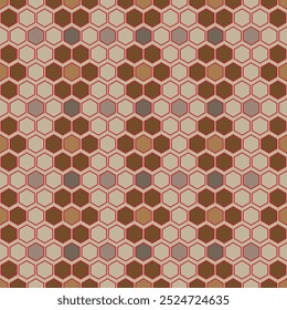 Fondo sin fisuras creado por muchas Formas hexagonales como azulejos