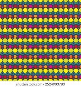 Plano de fundo contínuo criado por muitas formas coloridas como ladrilhos