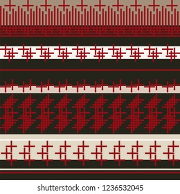 Seamless background with crosses