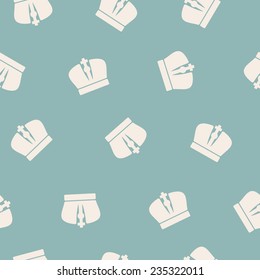 seamless background: crown