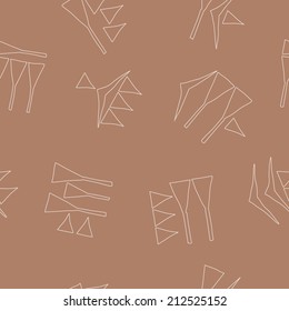 seamless background with cuneiform