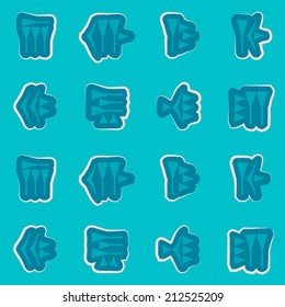 seamless background with cuneiform