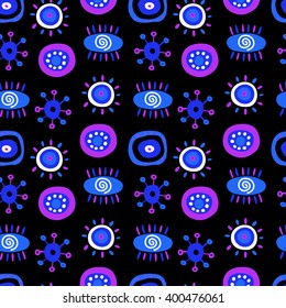 Seamless background with a cute decorative ornament