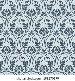 Seamless background in the Damascus style.