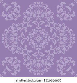 seamless background with damask ornament, pattern for wallpaper and textile