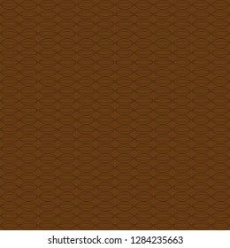 seamless background of dark brown elliptic pattern on brown