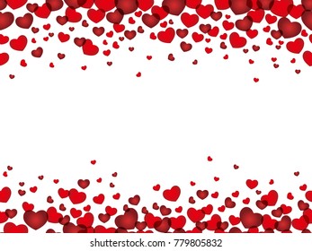 A seamless background for Valentine’s Day, vector illustration.