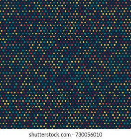 Seamless background with decorative colorful circles. Pattern for site. Vector illustration