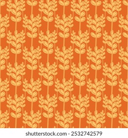 Plano de fundo perfeito. Textura vetorial colorido decorativo com folhas de planta. 