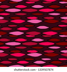Seamless background with decorative leaves. Brushwork. Hand hatching. Flower mosaic. Can be used for wallpaper, textile, invitation card, wrapping, web page background.