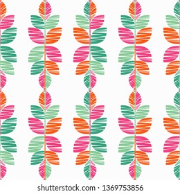 Fundo sem costura com folhas decorativas. Sombreamento. Mosaico de flor. Pode ser usado para papel de parede, têxtil, cartão de convite, envoltório, fundo da página da web.