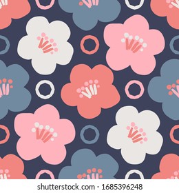 Fondo impecable con hojas modernas decorativas. Ilustración vectorial para diseño web o impresión.