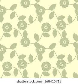 Seamless background with decorative pattern