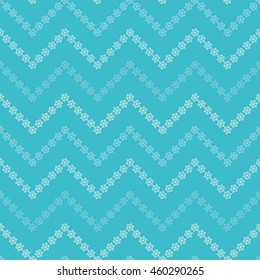 Seamless background with decorative snowflakes. Print. Cloth design, wallpaper.