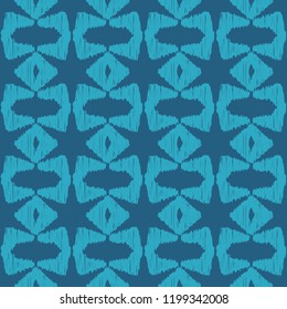 Seamless background with decorative stars. Brushwork. Hand hatching. Stars in the sky. Scratches texture. Can be used for wallpaper, textile, invitation card, wrapping, web page background.