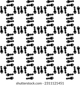  seamless background decrative design geometric texture tile print 
monochrome template textile pattern.