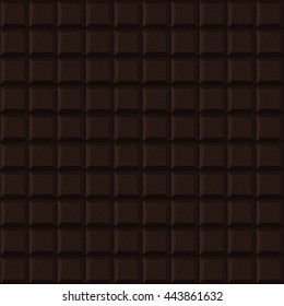 seamless background of delicious dark chocolate bar