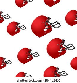 Seamless background design with helmets for your designs.