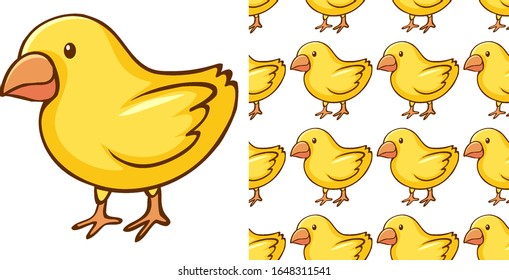 Diseño de fondo impecable con una pequeña ilustración
