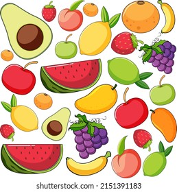 Seamless background design with many slices of bread illustration