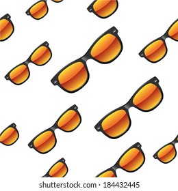 Seamless background design with sun glasses for your designs.