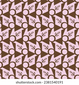 Seamless background designs Damask woman pattern