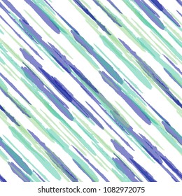 Seamless Background with Diagonal Stripes. Abstract Texture with Dry Brush Strokes. Scribbled Grunge Motif for Fabric, Cloth, Paper Retro Vector Background.