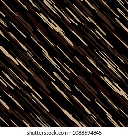 Seamless Background with Diagonal Stripes. Abstract Texture with Dry Brush Strokes. Scribbled Grunge Rapport for Fabric, Cloth, Textile Trendy Vector Background.