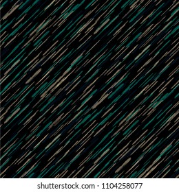 Seamless Background with Diagonal Stripes. Abstract Texture with Brush Strokes. Scribbled Grunge Motif for Fabric, Cloth, Textile Rustic Vector Background.