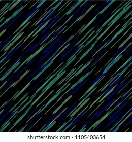 Seamless Background with Diagonal Stripes. Abstract Texture with Dry Brush Strokes. Scribbled Grunge Pattern for Fabric, Cloth, Textile Trendy Vector Background with Stripes.
