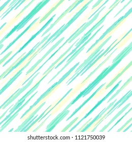 Seamless Background with Diagonal Stripes. Abstract Texture with Brush Strokes. Scribbled Grunge Motif for Wallpaper, Print, Textile Retro Vector Background with Stripes.