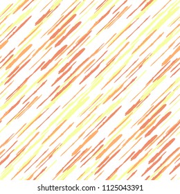 Seamless Background with Diagonal Stripes. Abstract Texture with Brush Strokes. Scribbled Grunge Pattern for Wallpaper, Print, Textile Rustic Vector Background with Stripes.