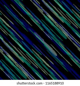 Seamless Background with Diagonal Stripes. Abstract Texture with Brush Strokes. Scribbled Grunge Pattern for Fabric, Cloth, Paper Rustic Vector Background with Stripes.