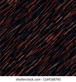 Seamless Background with Diagonal Stripes. Abstract Texture with Dry Brush Strokes. Scribbled Grunge Pattern for Fabric, Cloth, Textile Trendy Vector Background.