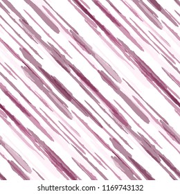 Seamless Background with Diagonal Stripes. Abstract Texture with Dry Brush Strokes. Scribbled Grunge Pattern for Wallpaper, Print, Textile Rustic Vector Background with Stripes.