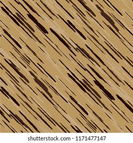 Seamless Background with Diagonal Stripes. Abstract Texture with Dry Brush Strokes. Scribbled Grunge Pattern for Fabric, Cloth, Textile Rustic Vector Background.