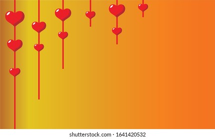 seamless background with different colored confetti hearts for valentine time