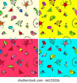 Seamless background in different colours. Visit my portfolio for big collection of backgrounds