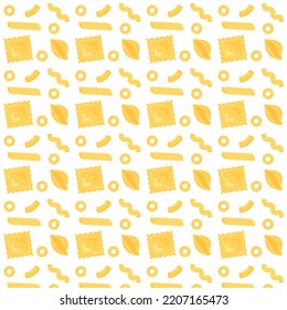El fondo de la pasta es impecable. Diseño de paquetes. Ilustración vectorial.