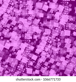 Seamless background. Digital background with different colors squares for paper or print. Halftone Seamless Pattern with Color Squares for your Design. Vector Texture.