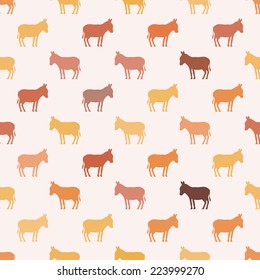 seamless background with domestic animals