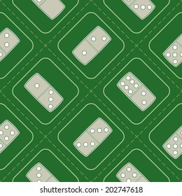Seamless background with dominoes
