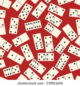 seamless background with dominoes. vector illustration.