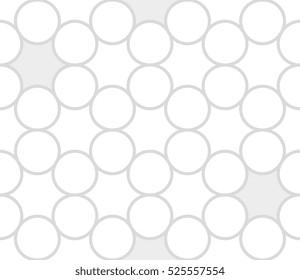 Seamless background with doodle circles, vector abstraction illustration.