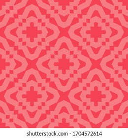 Seamless background. Drawn various shapes and doodles of objects. Abstract modern fashion illustration. Drawing for web design or printing.