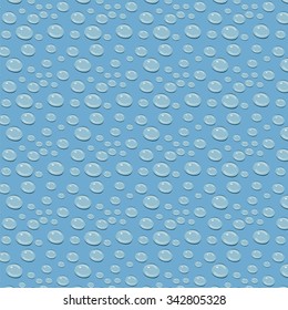 seamless background with drops of water