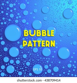 Seamless background drops of water. vector