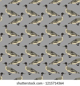 seamless background with ducks