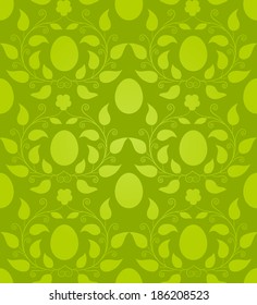 Seamless background with Easter eggs 
